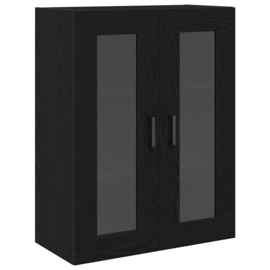 Alternative view of Cabinet suspendat Stejar negru 69.5 x 34 x 90 cm Lemn compozit