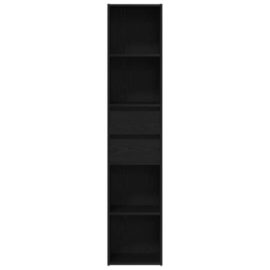 862499 7 Dulap pentru cărți Stejar negru 36 x 30 x 171 cm Lemn compozit 862499 7