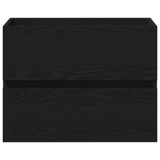 862542 6 Dulap cu Chiuvetă Stejar Negru 60 x 38.5 x 45 cm Lemn compozit 862542 6