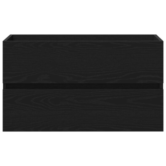 862543 6 Dulap cu Chiuvetă Stejar Negru 80 x 38.5 x 45 cm Lemn compozit 862543 6
