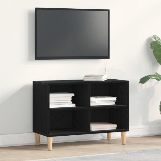 Cabinet TV Negru 69.5 x 30 x 50 cm Lemn compozit