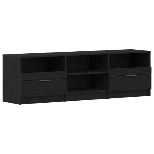 Alternative view of Cabinet TV cu sertar Negru 150 x 33.5 x 45 cm Lemn compozit