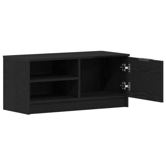 Alternative view of Cabinet TV Negru 80 x 35 x 36.5 cm Lemn compozit