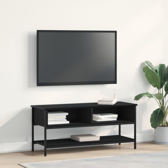 Cabinet TV Stejar negru 100 x 35 x 45 cm Lemn compozit