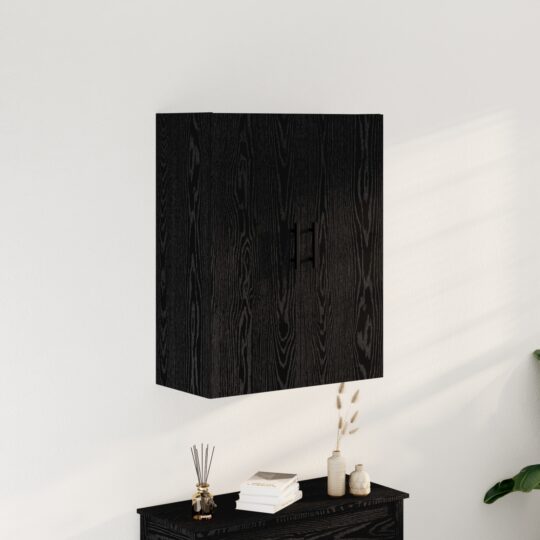Cabinet suspendat Stejar negru 69.5 x 34 x 90 cm Lemn compozit