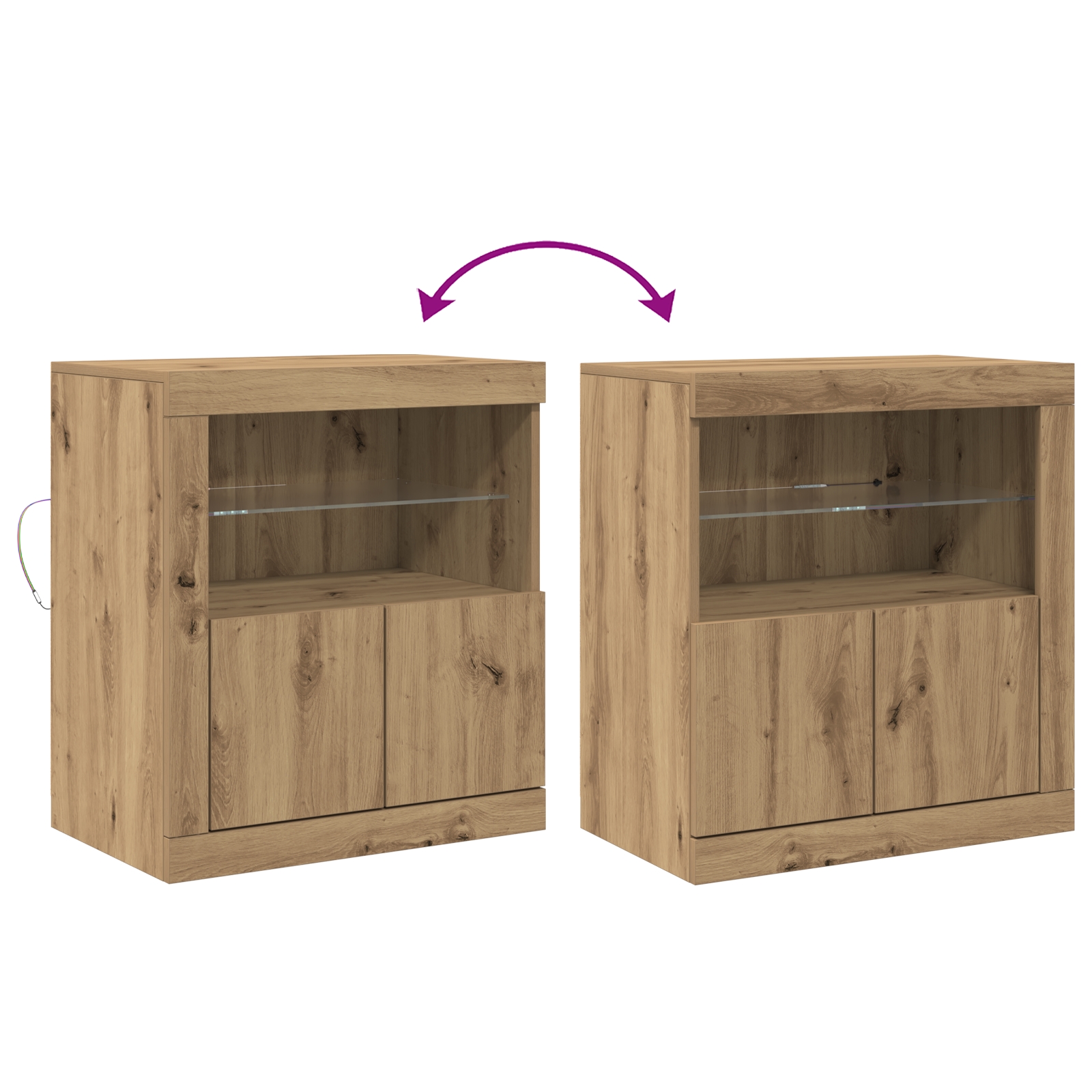 863013 12 Bufet Maro 60.5 x 37 x 67 cm Lemn compozit Bufet Maro 60.5 x 37 x 67 cm Lemn compozit - imagine 12