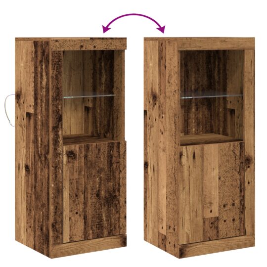 863024 12 Bufet Maro 41 x 37 x 100 cm Lemn compozit 863024 12