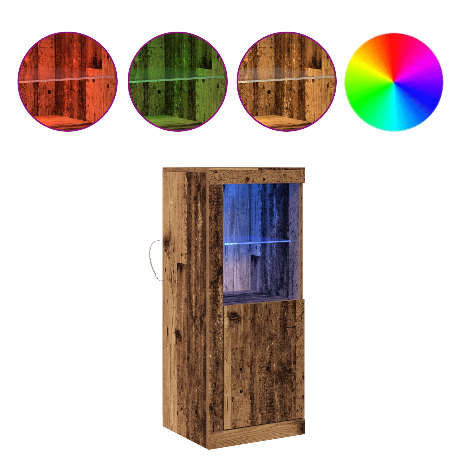 863024 4 Bufet Maro 41 x 37 x 100 cm Lemn compozit Bufet Maro 41 x 37 x 100 cm Lemn compozit - imagine 4