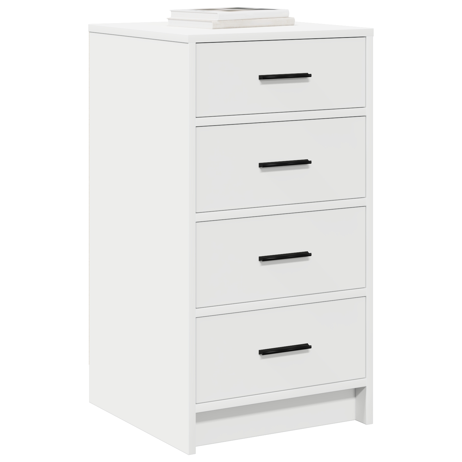 865055 3 Bufet cu sertar Alb 40 x 41 x 75 cm Lemn compozit Bufet cu sertar Alb 40 x 41 x 75 cm Lemn compozit - imagine 3