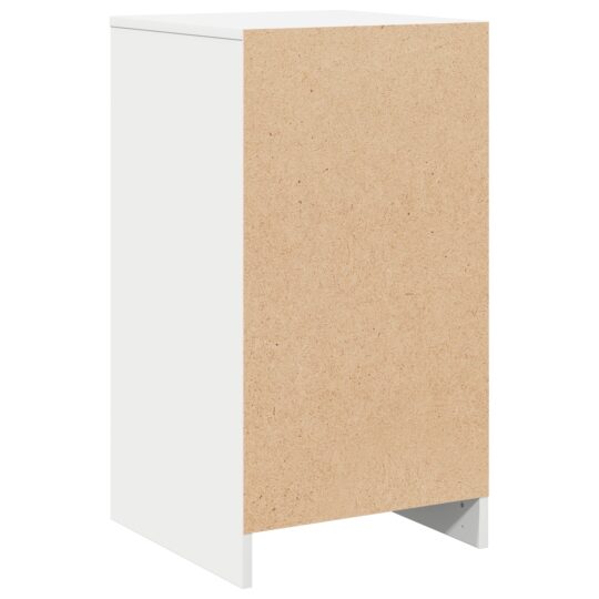 865055 6 Bufet cu sertar Alb 40 x 41 x 75 cm Lemn compozit 865055 6