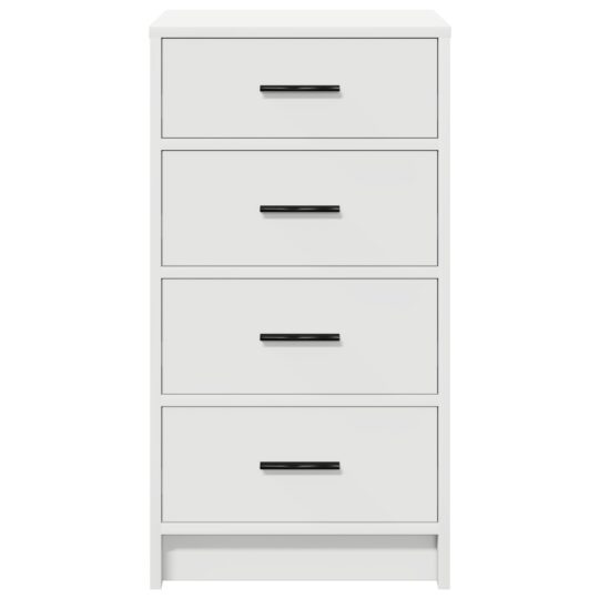 865055 7 Bufet cu sertar Alb 40 x 41 x 75 cm Lemn compozit 865055 7