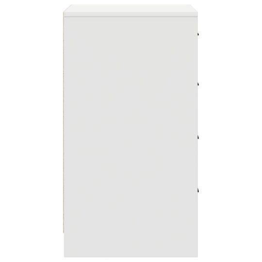 865055 8 Bufet cu sertar Alb 40 x 41 x 75 cm Lemn compozit 865055 8