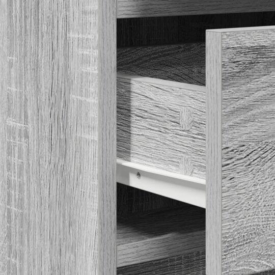 865060 9 Bufet cu sertar sonoma gri 40 x 41 x 75 cm Lemn compozit 865060 9