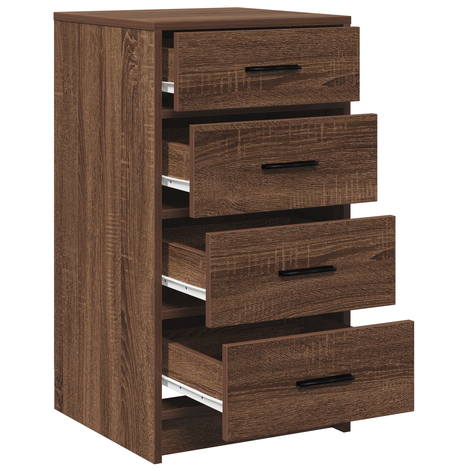 865061 5 Bufet cu sertar Stejar brun 40 x 41 x 75 cm Lemn compozit Bufet cu sertar Stejar brun 40 x 41 x 75 cm Lemn compozit - imagine 5