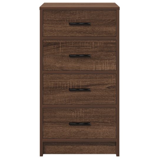 865061 7 Bufet cu sertar Stejar brun 40 x 41 x 75 cm Lemn compozit 865061 7