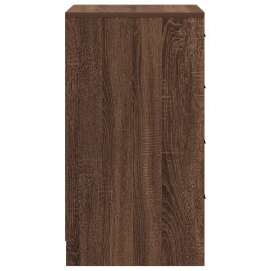 865061 8 Bufet cu sertar Stejar brun 40 x 41 x 75 cm Lemn compozit 865061 8