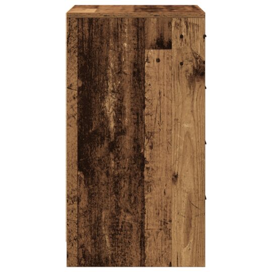 865062 7 Bufet cu sertar Lemn vechi 40 x 41 x 75 cm Lemn compozit 865062 7