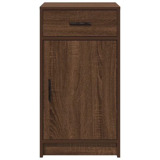 865070 7 Bufet cu sertar Stejar brun 40 x 40.5 x 75 cm Lemn compozit 865070 7