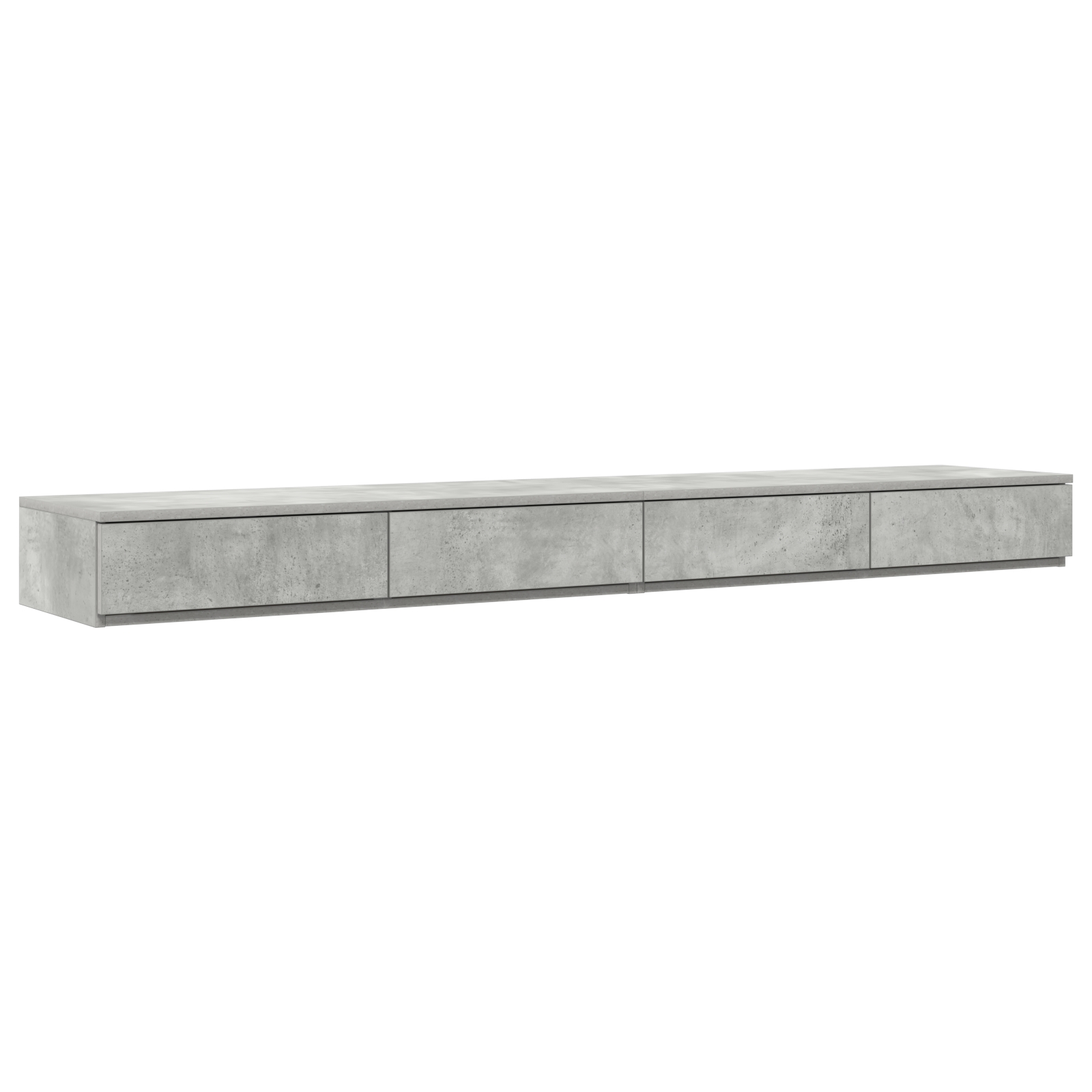 866918 2 Sertare pentru pat Gri beton 200 x 36.5 x 16.5 cm Lemn compozit Sertare pentru pat Gri beton 200 x 36.5 x 16.5 cm Lemn compozit - imagine 2