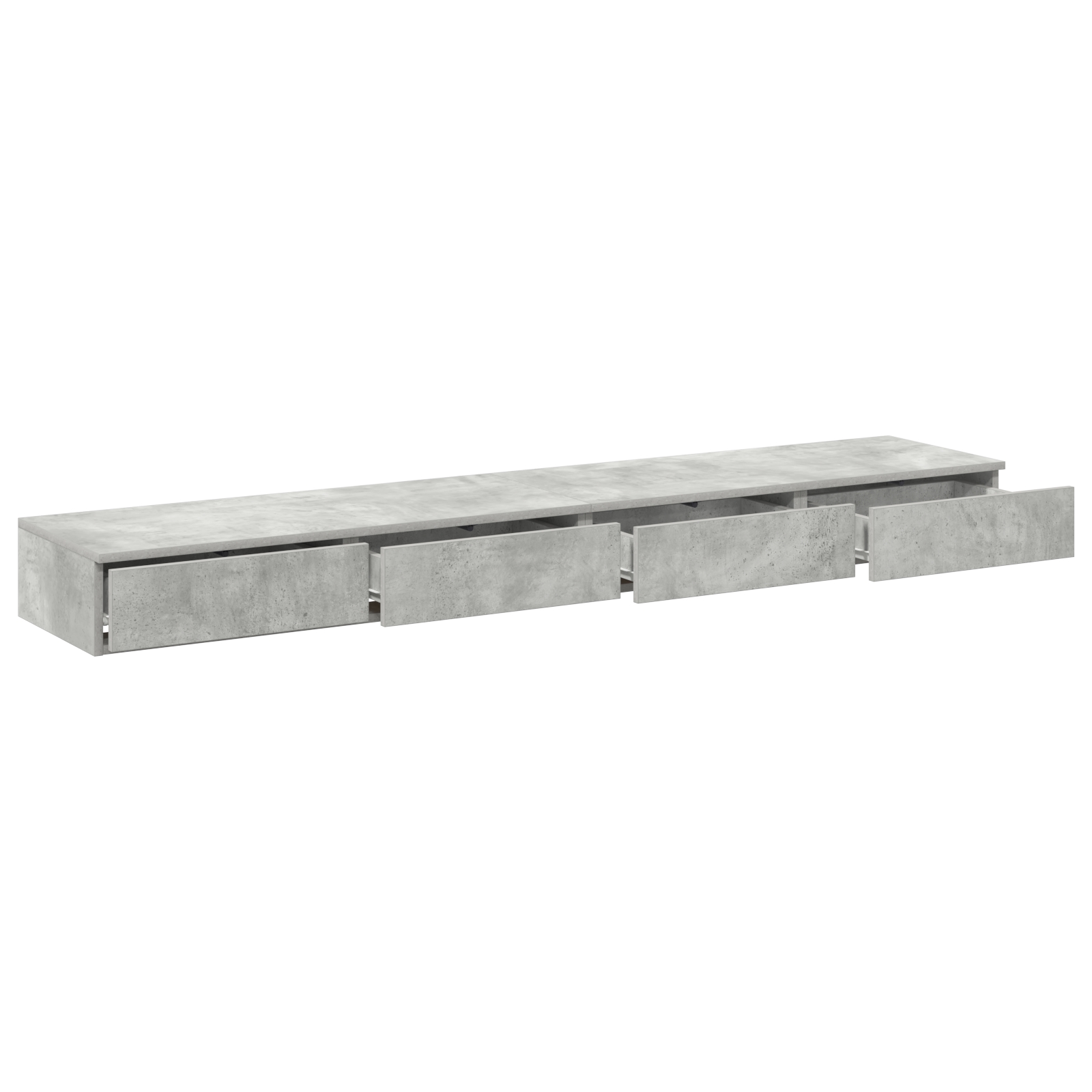 866918 5 Sertare pentru pat Gri beton 200 x 36.5 x 16.5 cm Lemn compozit Sertare pentru pat Gri beton 200 x 36.5 x 16.5 cm Lemn compozit - imagine 5