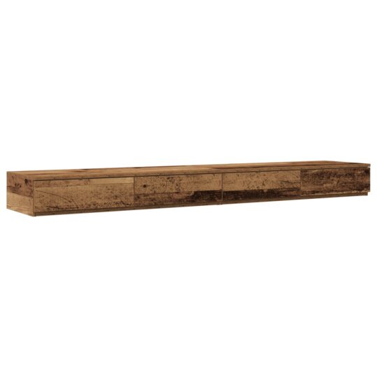 866921 2 Sertare pentru pat cu sertar Lemn vechi 200 x 36.5 x 16.5 cm 866921 2