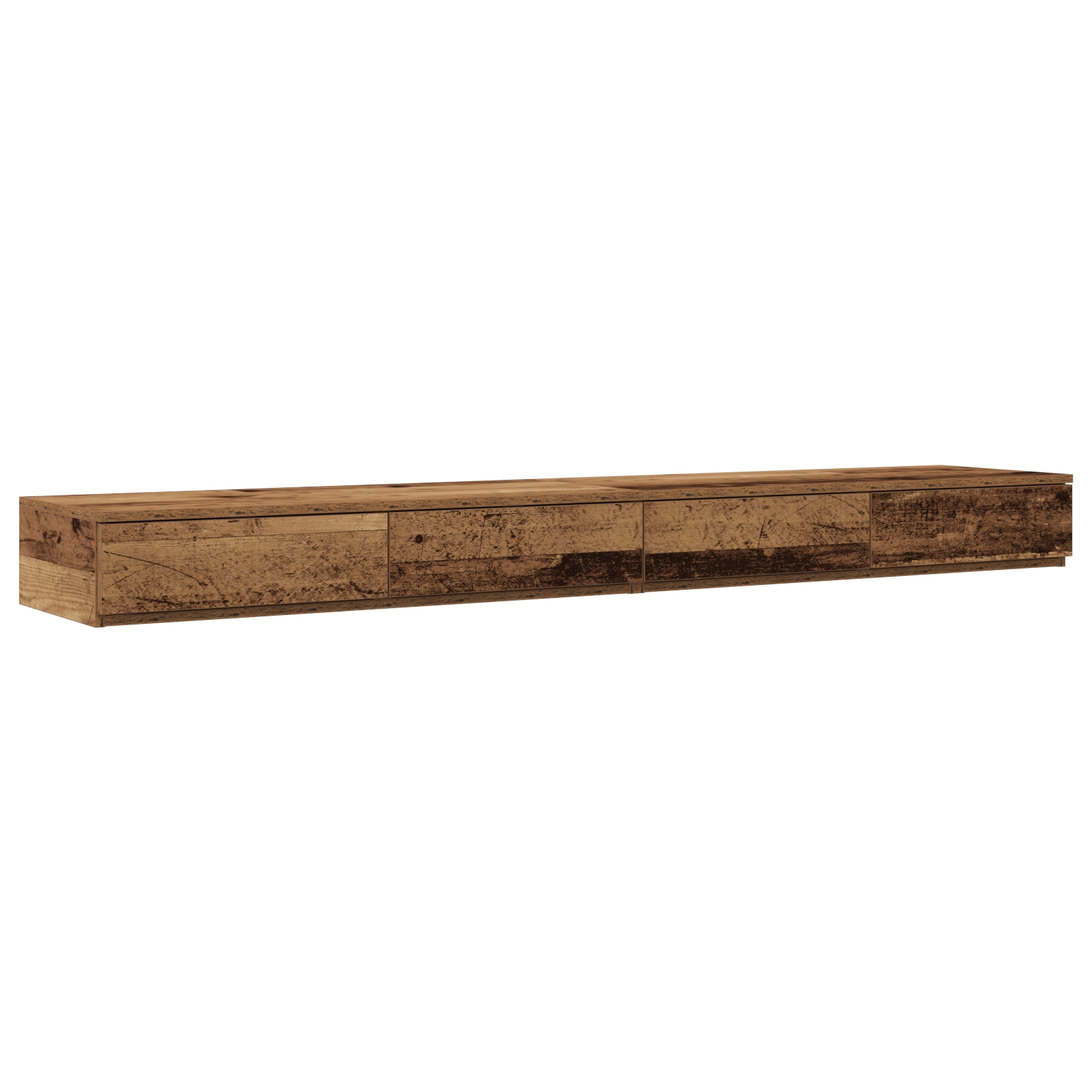866921 2 Sertare pentru pat cu sertar Lemn vechi 200 x 36.5 x 16.5 cm Sertare pentru pat cu sertar Lemn vechi 200 x 36.5 x 16.5 cm - imagine 2