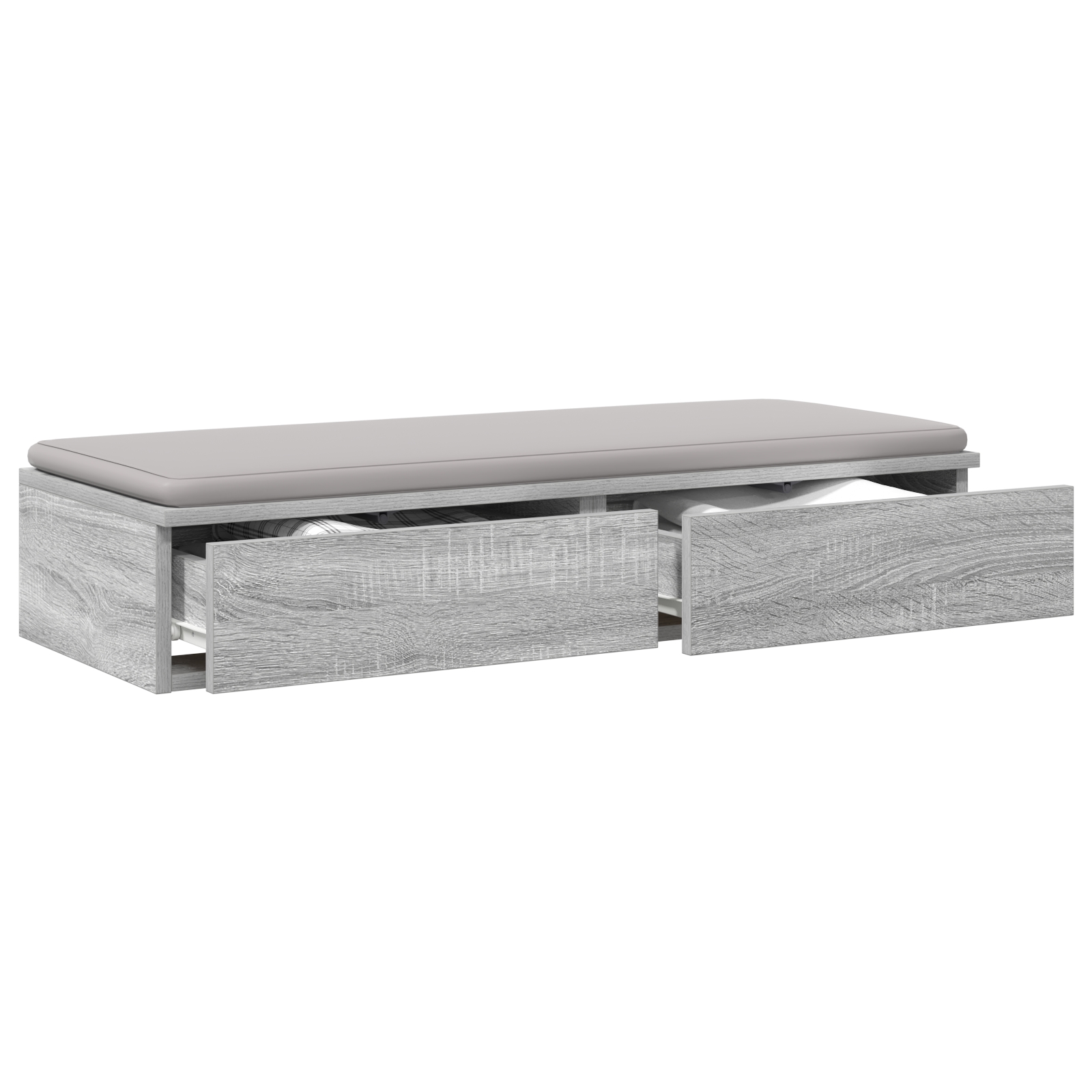 866928 3 Sertare pentru pat sonoma gri 80 x 36.5 x 16.5 cm Lemn compozit Sertare pentru pat sonoma gri 80 x 36.5 x 16.5 cm Lemn compozit - imagine 3