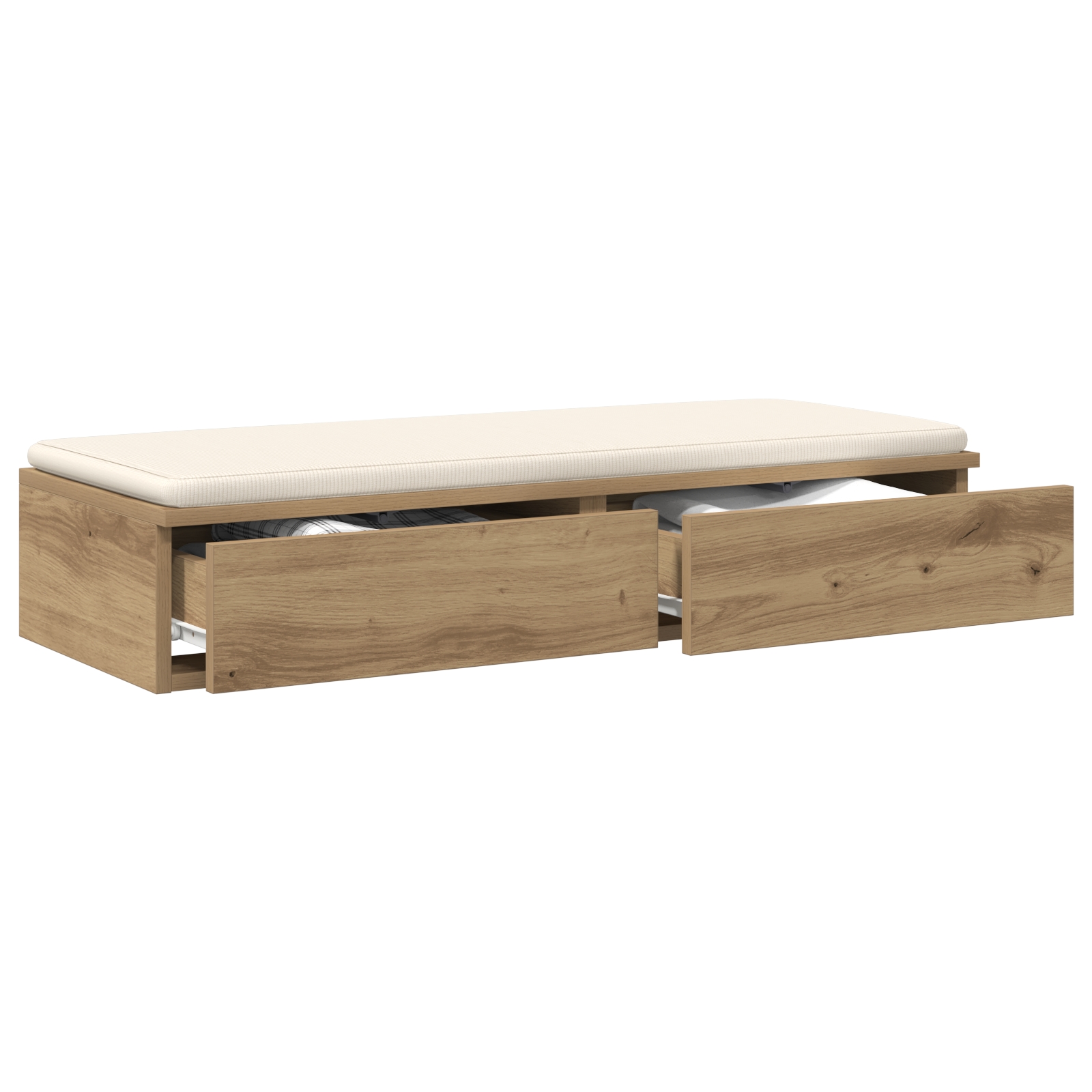 866930 3 Sertare pentru pat stejar artizanal 80 x 36.5 x 16.5 cm Sertare pentru pat stejar artizanal 80 x 36.5 x 16.5 cm - imagine 3