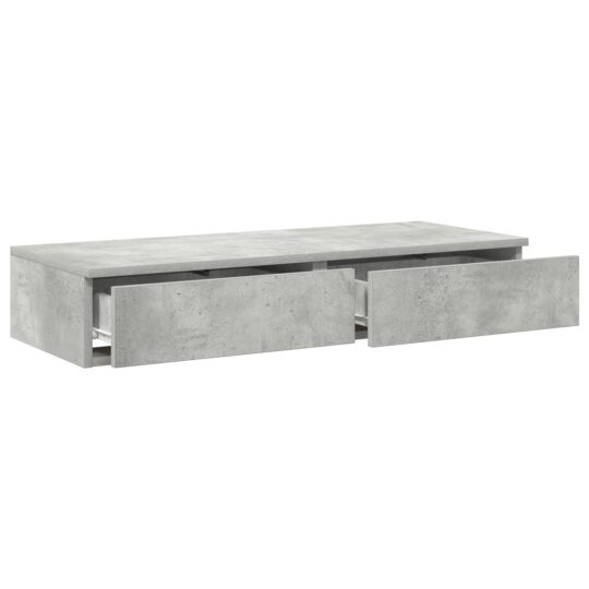866934 5 Sertare pentru pat Gri beton 90 x 36.5 x 16.5 cm Lemn compozit 866934 5
