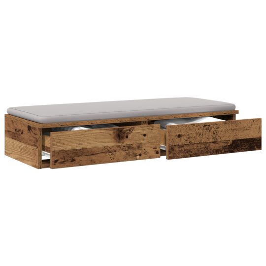 866937 3 Sertare pentru pat Lemn vechi 90 x 36.5 x 16.5 cm Lemn compozit 866937 3