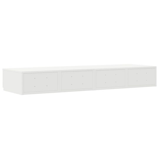 866939 8 Sertare pentru pat Alb 120 x 36.5 x 16.5 cm Lemn compozit 866939 8