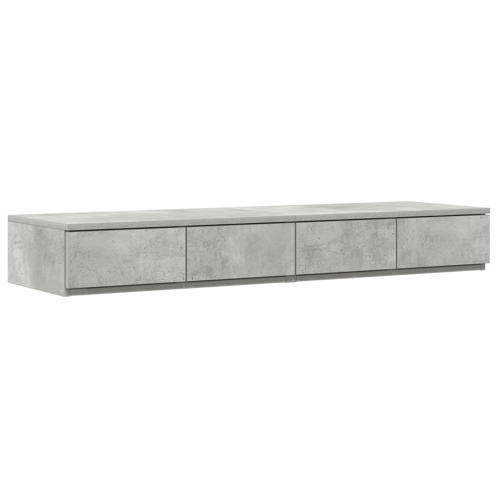 866942 2 Sertare pentru pat Gri beton 120 x 36.5 x 16.5 cm Lemn compozit Sertare pentru pat Gri beton 120 x 36.5 x 16.5 cm Lemn compozit - imagine 2