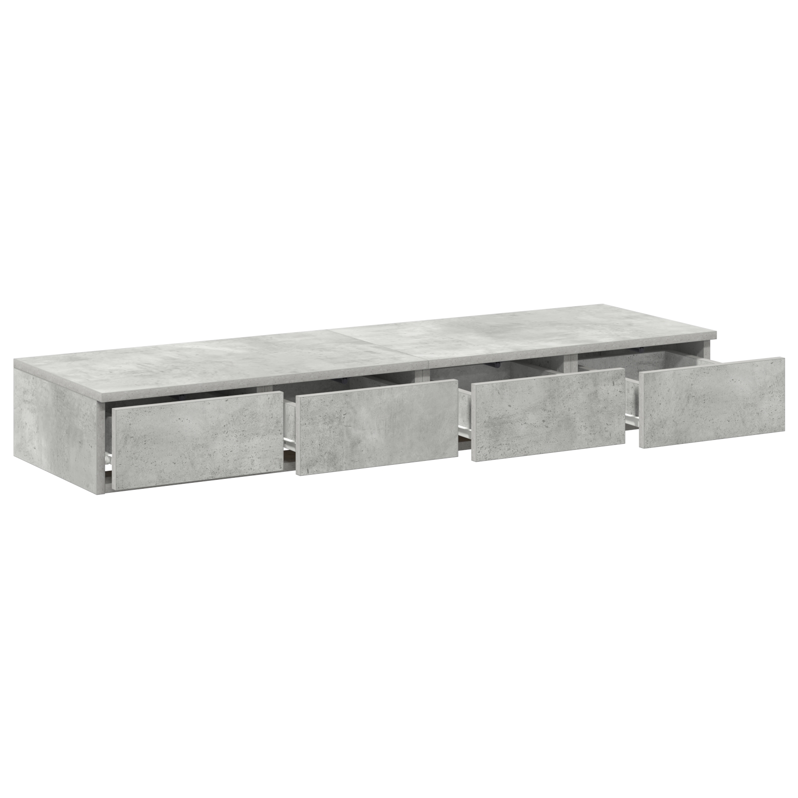 866942 5 Sertare pentru pat Gri beton 120 x 36.5 x 16.5 cm Lemn compozit Sertare pentru pat Gri beton 120 x 36.5 x 16.5 cm Lemn compozit - imagine 5