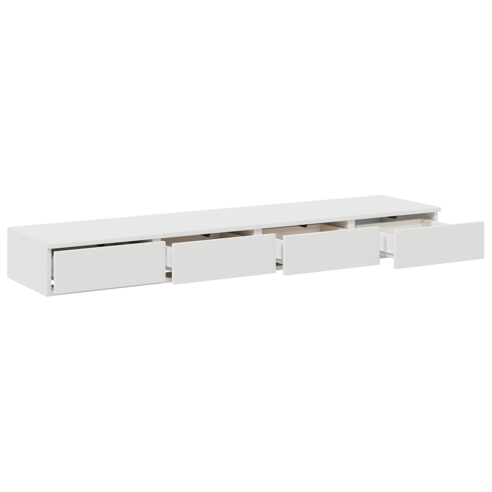 866947 5 Sertare pentru pat Alb 140 x 36.5 x 16.5 cm Lemn compozit Sertare pentru pat Alb 140 x 36.5 x 16.5 cm Lemn compozit - imagine 5