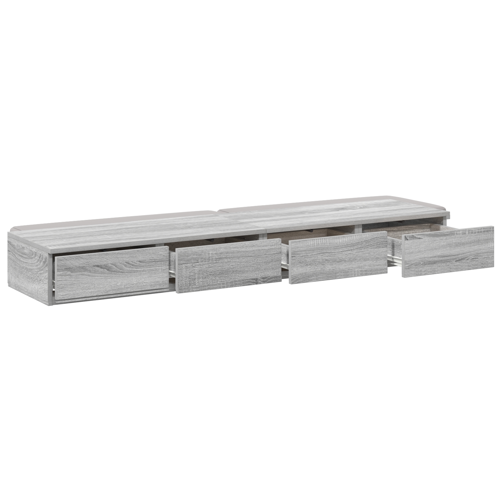 866952 5 Sertare pentru pat cu sertar sonoma gri 140 x 36.5 x 16.5 cm Sertare pentru pat cu sertar sonoma gri 140 x 36.5 x 16.5 cm - imagine 5