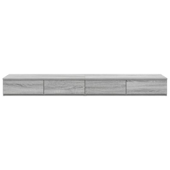 866952 6 Sertare pentru pat cu sertar sonoma gri 140 x 36.5 x 16.5 cm 866952 6