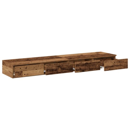 866953 5 Sertare pentru pat cu sertar Lemn vechi 140 x 36.5 x 16.5 cm 866953 5