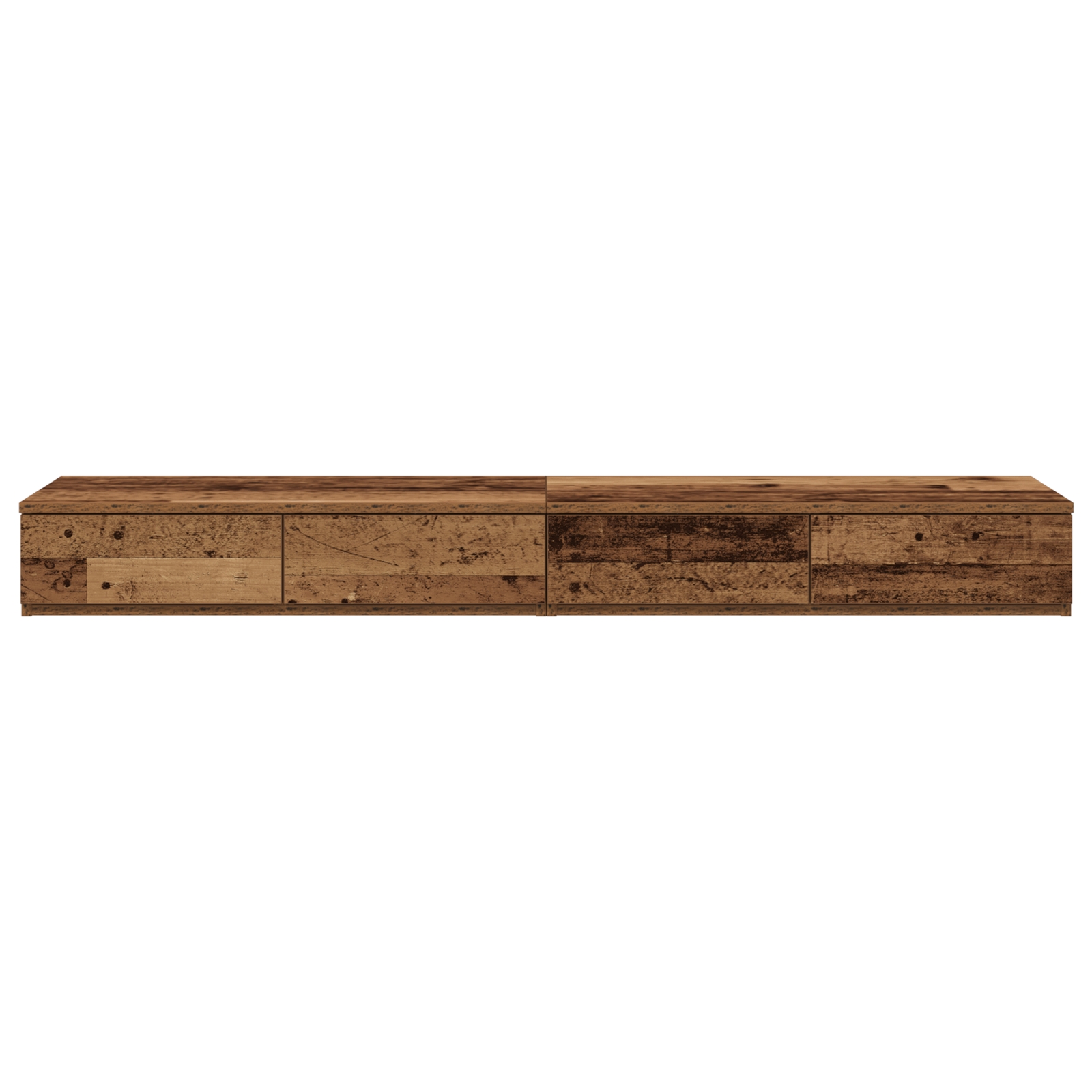 866953 6 Sertare pentru pat cu sertar Lemn vechi 140 x 36.5 x 16.5 cm Sertare pentru pat cu sertar Lemn vechi 140 x 36.5 x 16.5 cm - imagine 6
