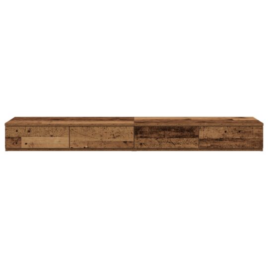 866961 6 Sertare pentru pat cu sertar Lemn vechi 150 x 36.5 x 16.5 cm 866961 6