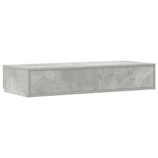 866966 8 Sertare pentru pat Gri beton 75 x 36.5 x 16.5 cm Lemn compozit 866966 8
