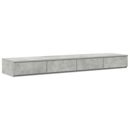 Alternative view of Sertare pentru pat Gri beton 160 x 36.5 x 16.5 cm Lemn compozit