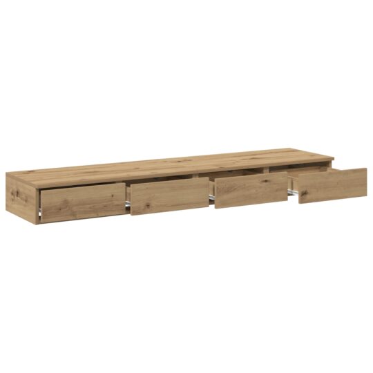 866978 5 Sertare pentru pat stejar artizanal 160 x 36.5 x 16.5 cm 866978 5
