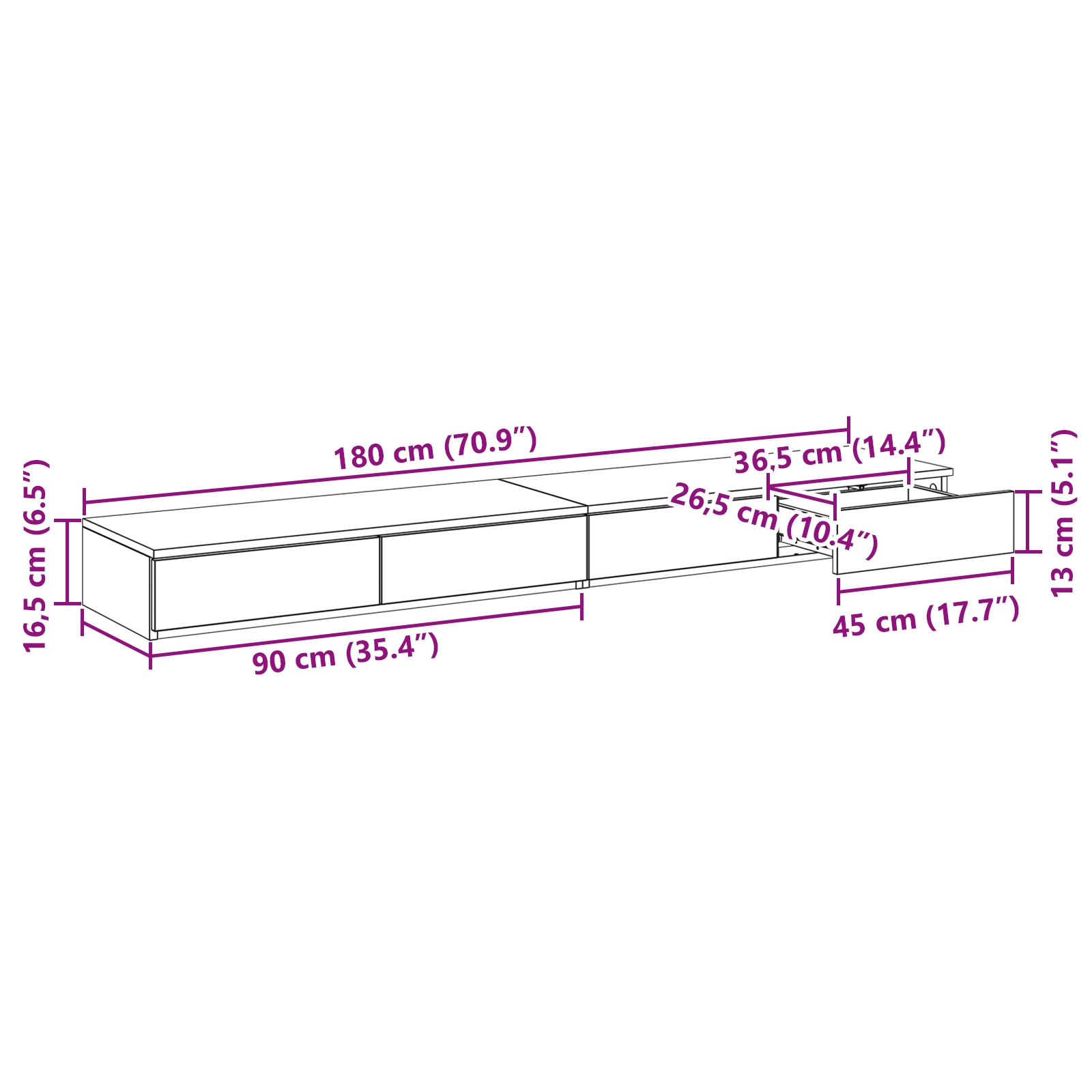 866981 11 Sertare pentru pat cu sertar Stejar sonoma 180 x 36.5 x 16.5 cm Sertare pentru pat cu sertar Stejar sonoma 180 x 36.5 x 16.5 cm - imagine 11