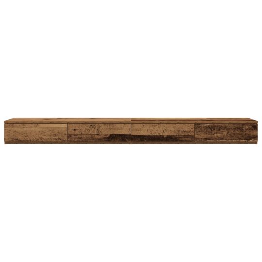 866985 6 Sertare pentru pat cu sertar Lemn vechi 180 x 36.5 x 16.5 cm 866985 6