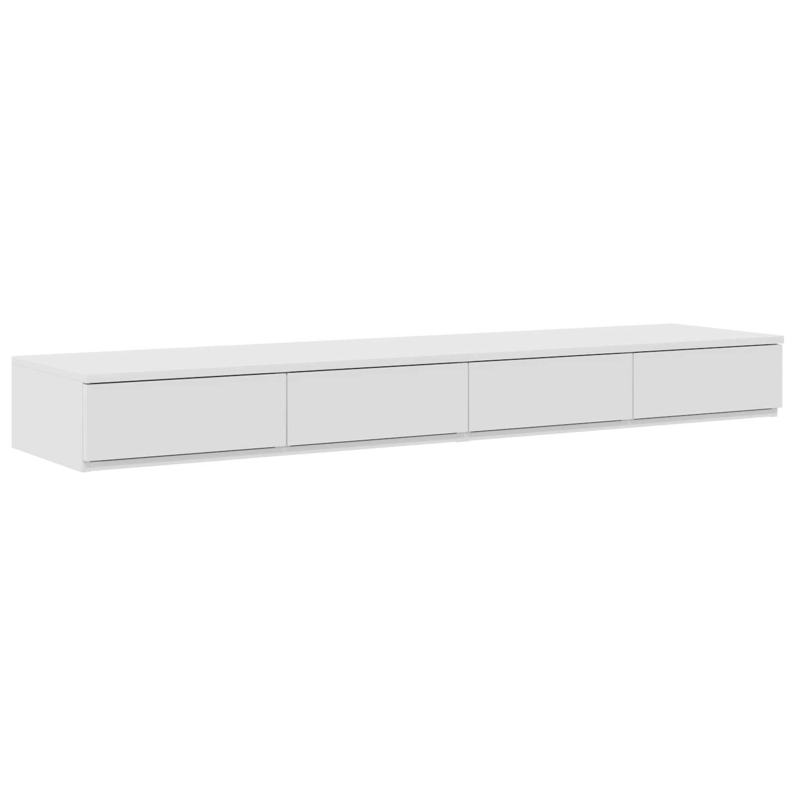 866987 2 Sertare pentru pat Alb 135 x 36.5 x 16.5 cm Lemn compozit Sertare pentru pat Alb 135 x 36.5 x 16.5 cm Lemn compozit - imagine 2