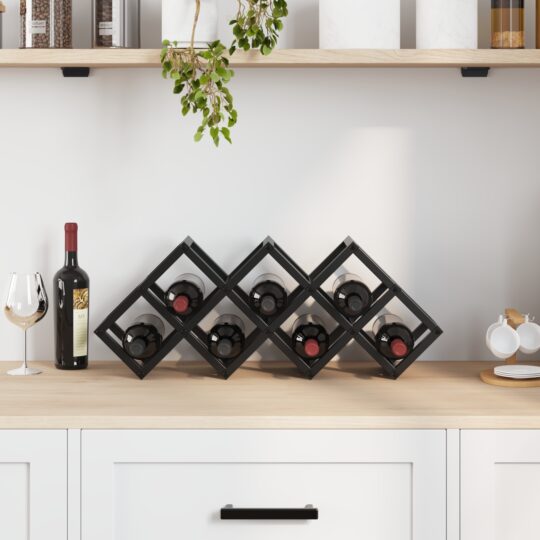 868218 4 Raft pentru vin Negru 63 x 16.5 x 25 cm 868218 4