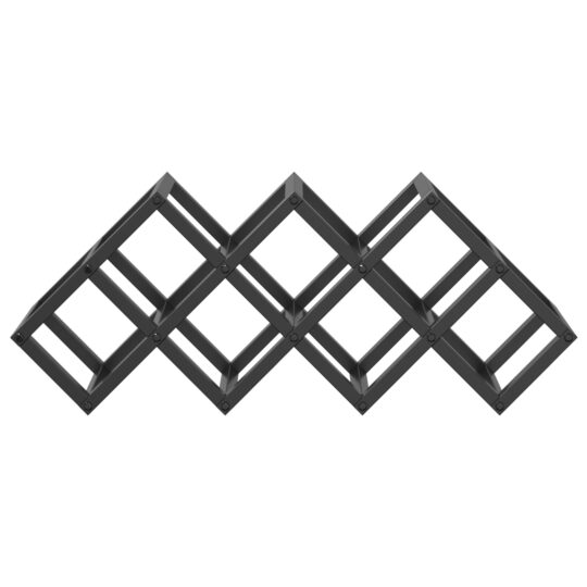 868218 6 Raft pentru vin Negru 63 x 16.5 x 25 cm 868218 6