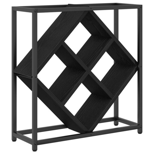 Alternative view of Raft pentru vin Stejar negru 51 x 18 x 52.5 cm Lemn compozit