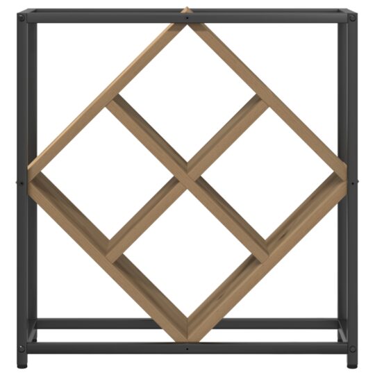 868224 6 Raft pentru vin stejar artizanal 51 x 18 x 52.5 cm 868224 6