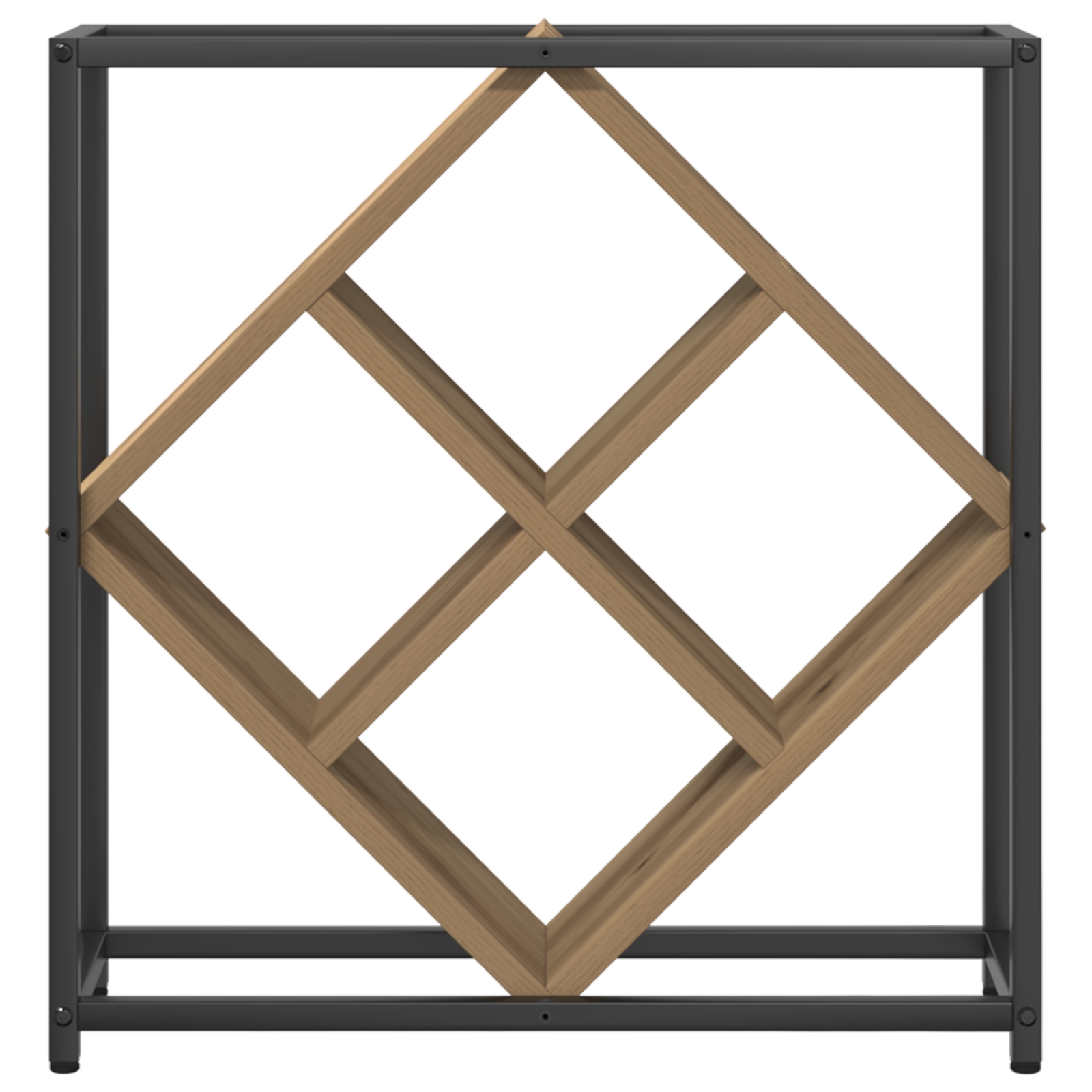 868224 6 Raft pentru vin stejar artizanal 51 x 18 x 52.5 cm Raft pentru vin stejar artizanal 51 x 18 x 52.5 cm - imagine 6